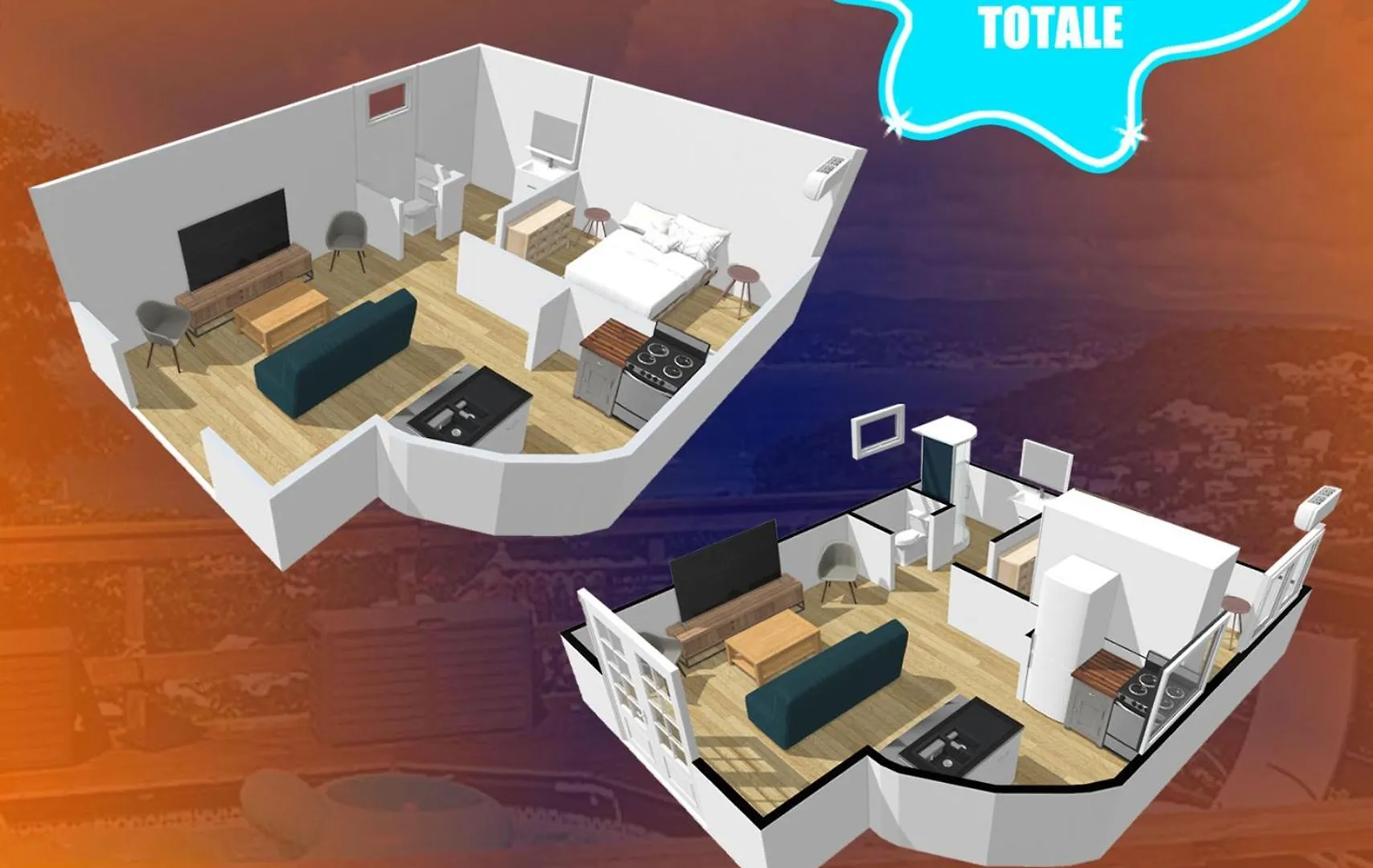 Apartment F2 Climatise Piscine Vue Mer Et Montagne Pelee Trois-Ilets Les Trois-Ilets